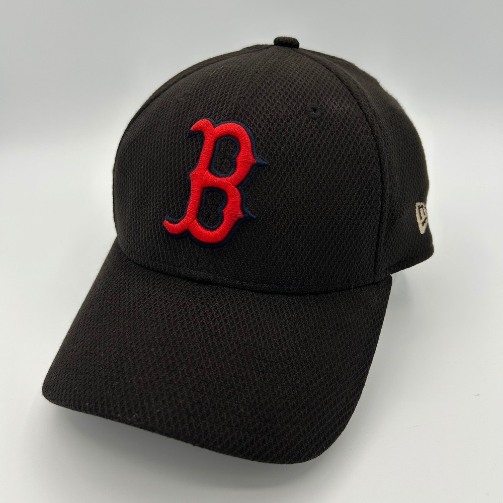 Boston Red Sox Hat New Era 39THIRTY Unisex Small-Medium Black Streetwear Sport